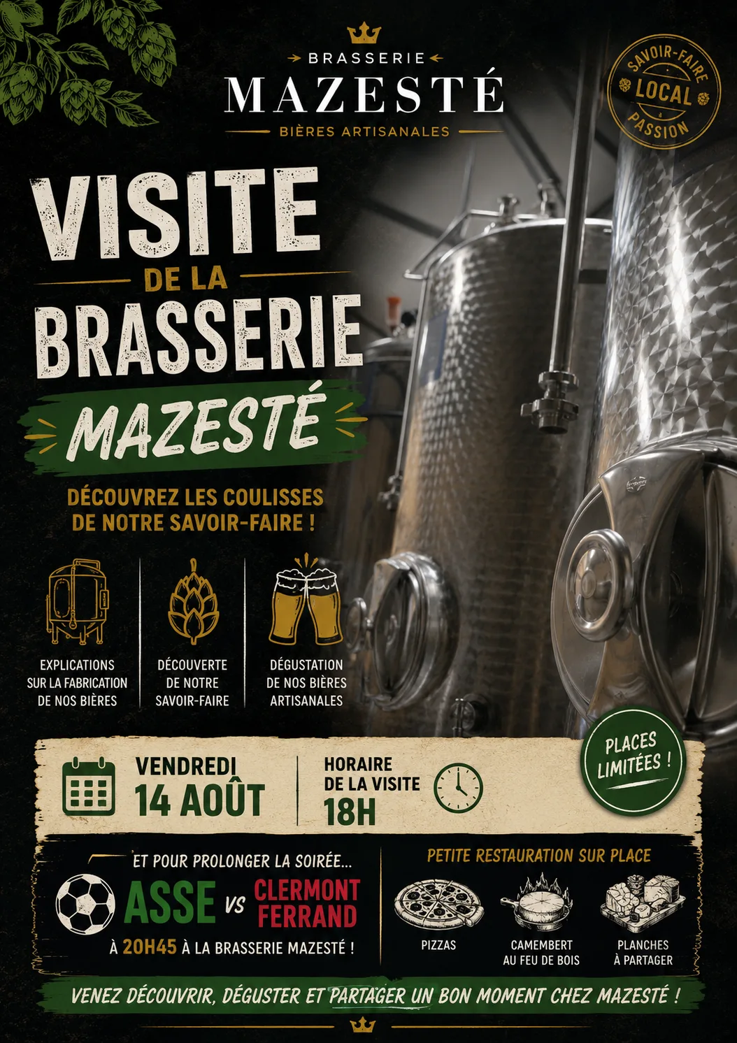 Visite de la Brasserie