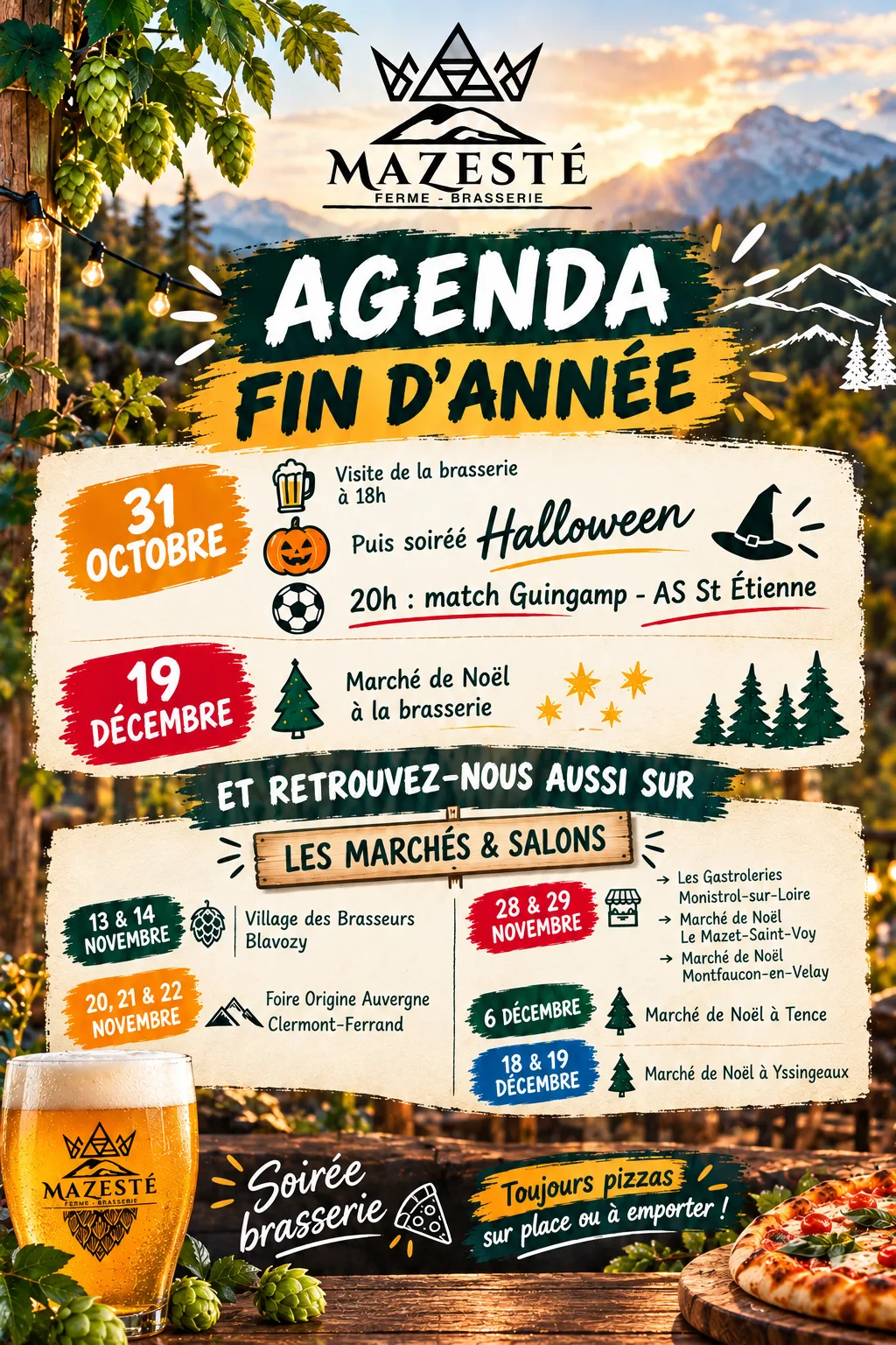 Programmation fin d'année